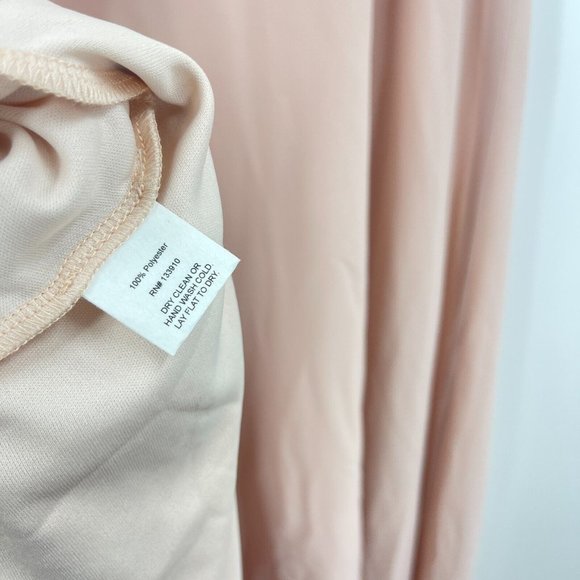 Show me your Mumu Dress Pink V-neck Spaghetti Strap Maxi Bridesmaid NWT Size S - Picture 4 of 6